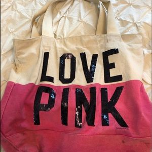 PINK victoria secret tote bag